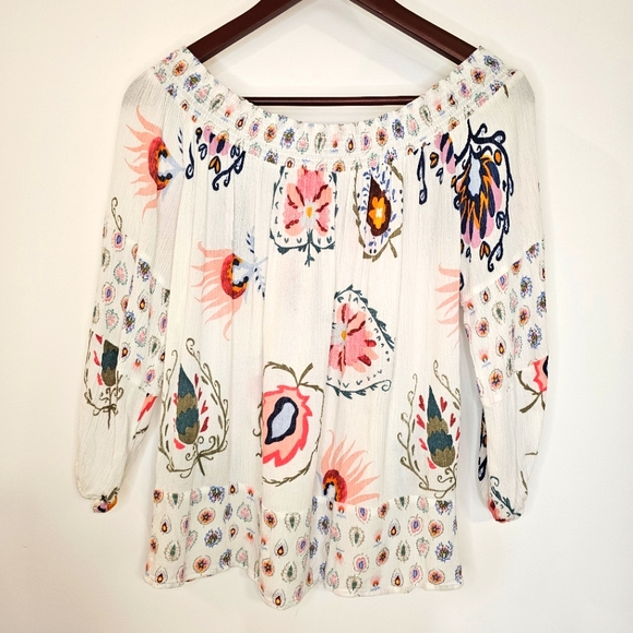 DESIGUAL | D Minor Off-Shoulder Floral Blouse - Picture 6 of 7
